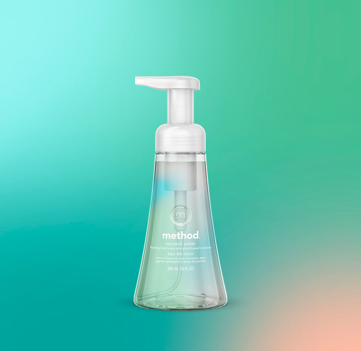 foaming hand wash – coconut water, 10 fl oz - Image 2