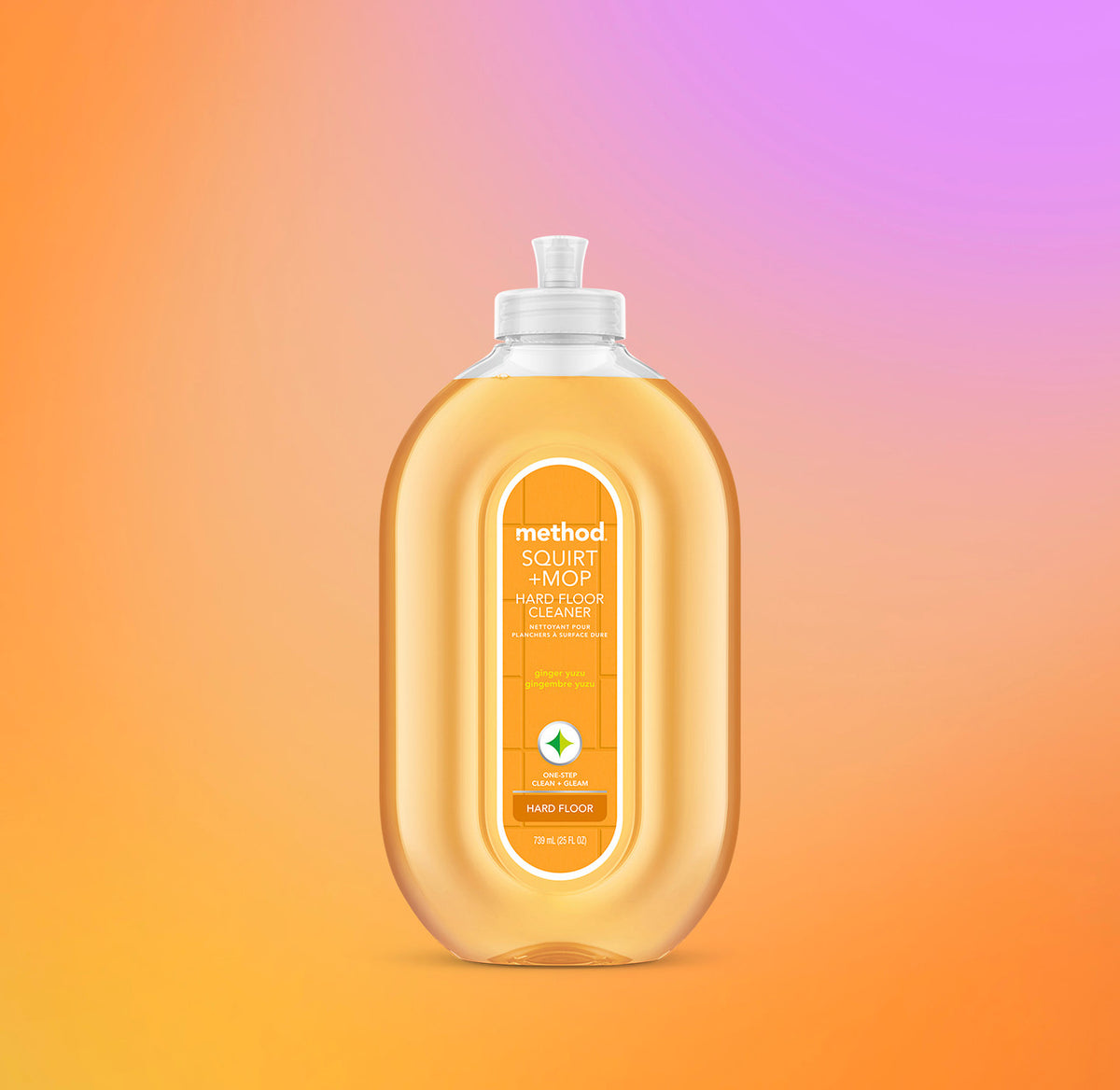 squirt + mop hard floor cleaner – ginger yuzu, 25 fl oz - Image 2