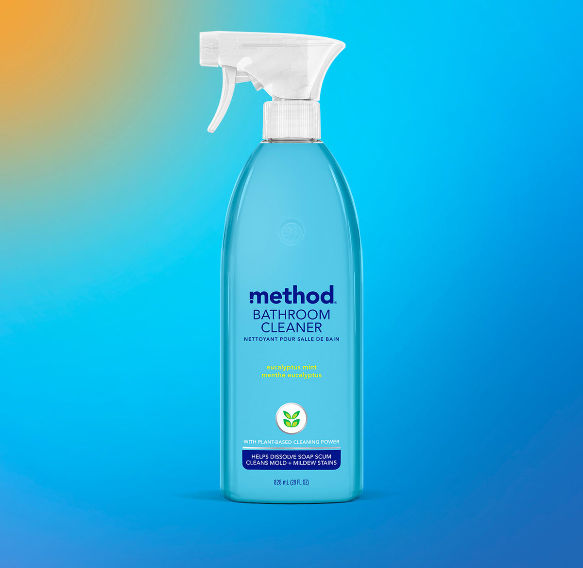 bathroom cleaner – eucalyptus mint, 28 fl oz - Image 2
