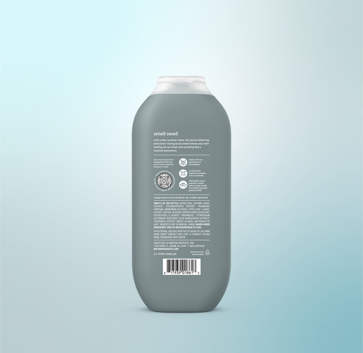 men body wash – sea + surf, 18 fl oz - Image 3
