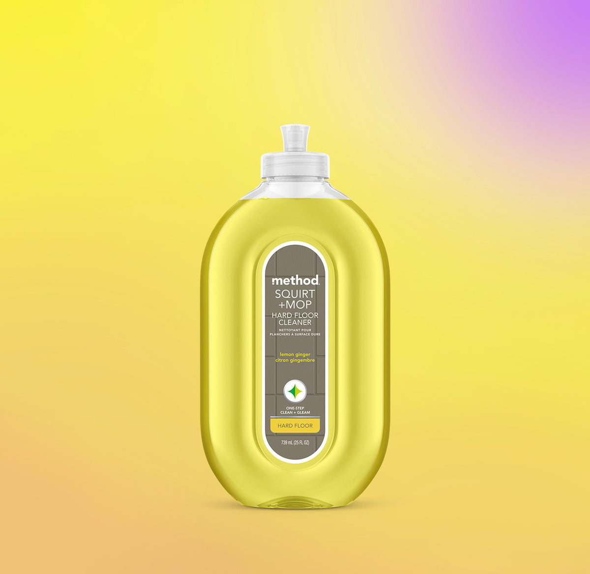 squirt + mop hard floor cleaner – lemon ginger, 25 fl oz - Image 2