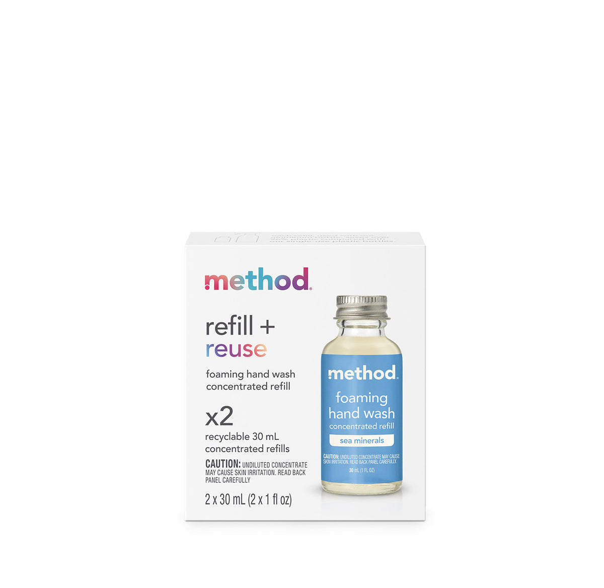 53590_ConcentrateRefillBox_FHW_SM_30ml_Front_356009_onwhite_R1__44782.1726062646.386.513_76cff90c-5f18-471f-9101-d6b83a830cba.jpg foaming hand wash: 2-pack concentrated refill – sea minerals, 2 fl oz - Image 1