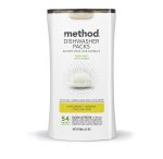 dishwasher packs – lemon mint, 54 ct