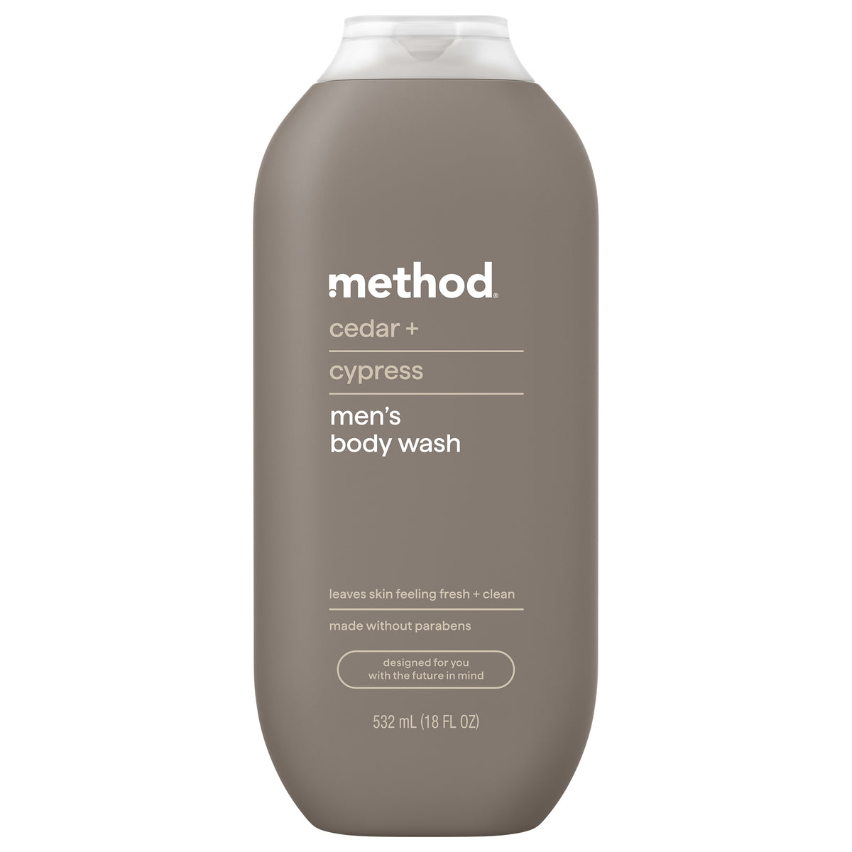 MTHD_BW_18oz_CedarCypress_Front_US_317880_2000px.jpg men body wash – cedar + cypress, 18 fl oz - Image 1