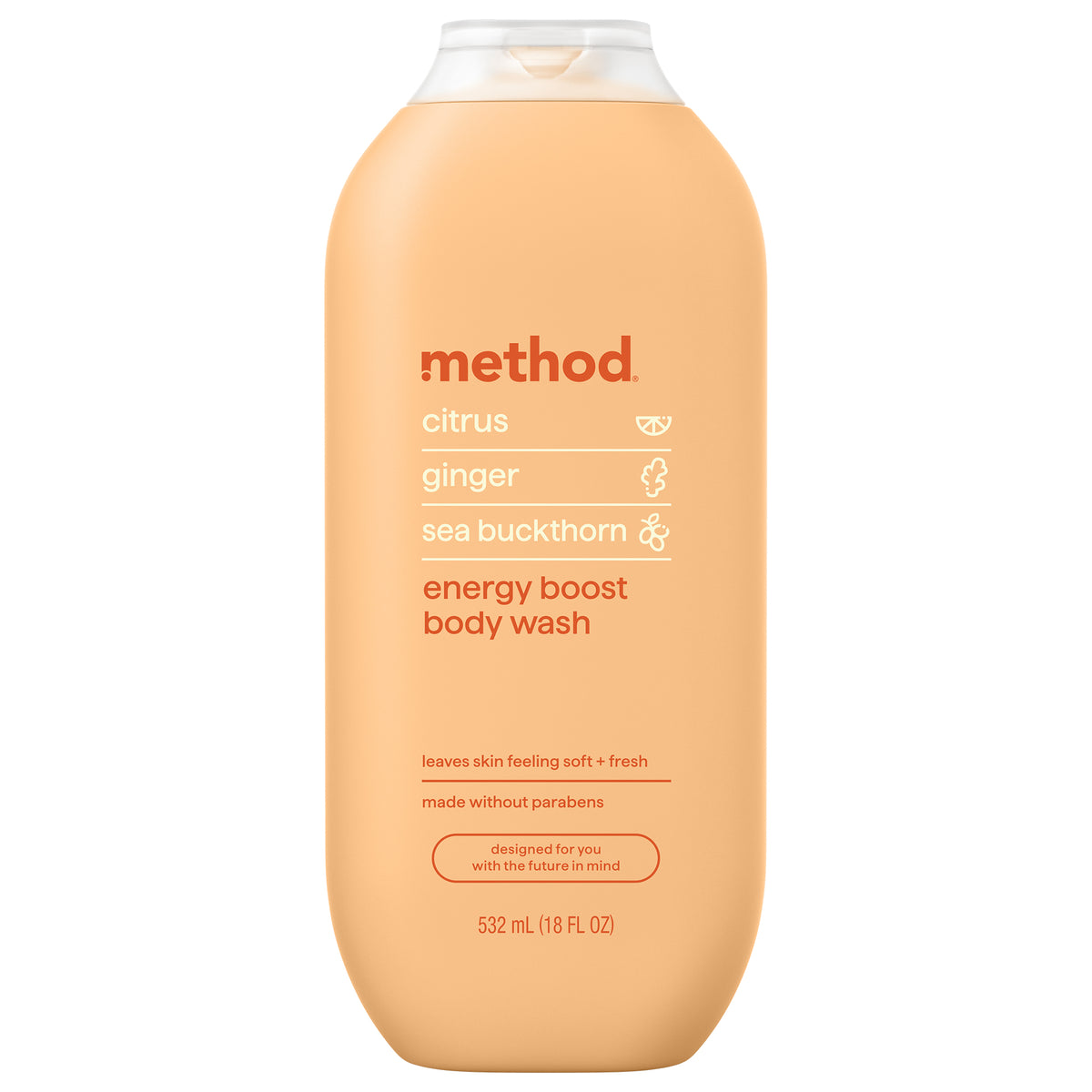 MTHD_BW_18oz_EnergyBoost_Front_US_346954_2000px.jpg body wash – energy boost, 18 fl oz - Image 1