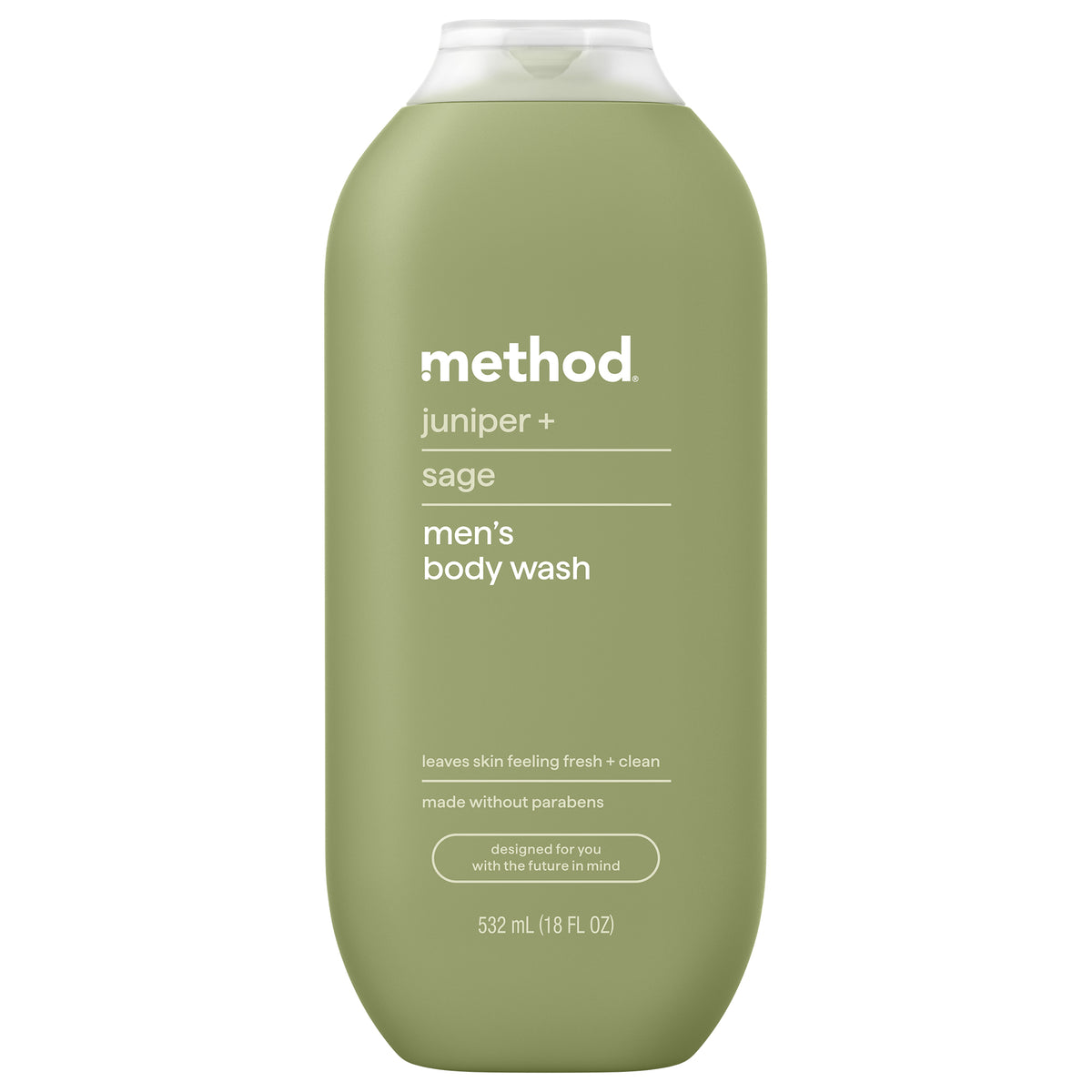 MTHD_BW_18oz_JuniperSage_Front_US_346952_2000px.jpg men body wash – juniper + sage, 18 fl oz - Image 1