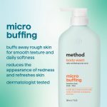body wash tonic – micro buffing, bamboo dust, AHA + PHA, 17 fl oz - Image 4