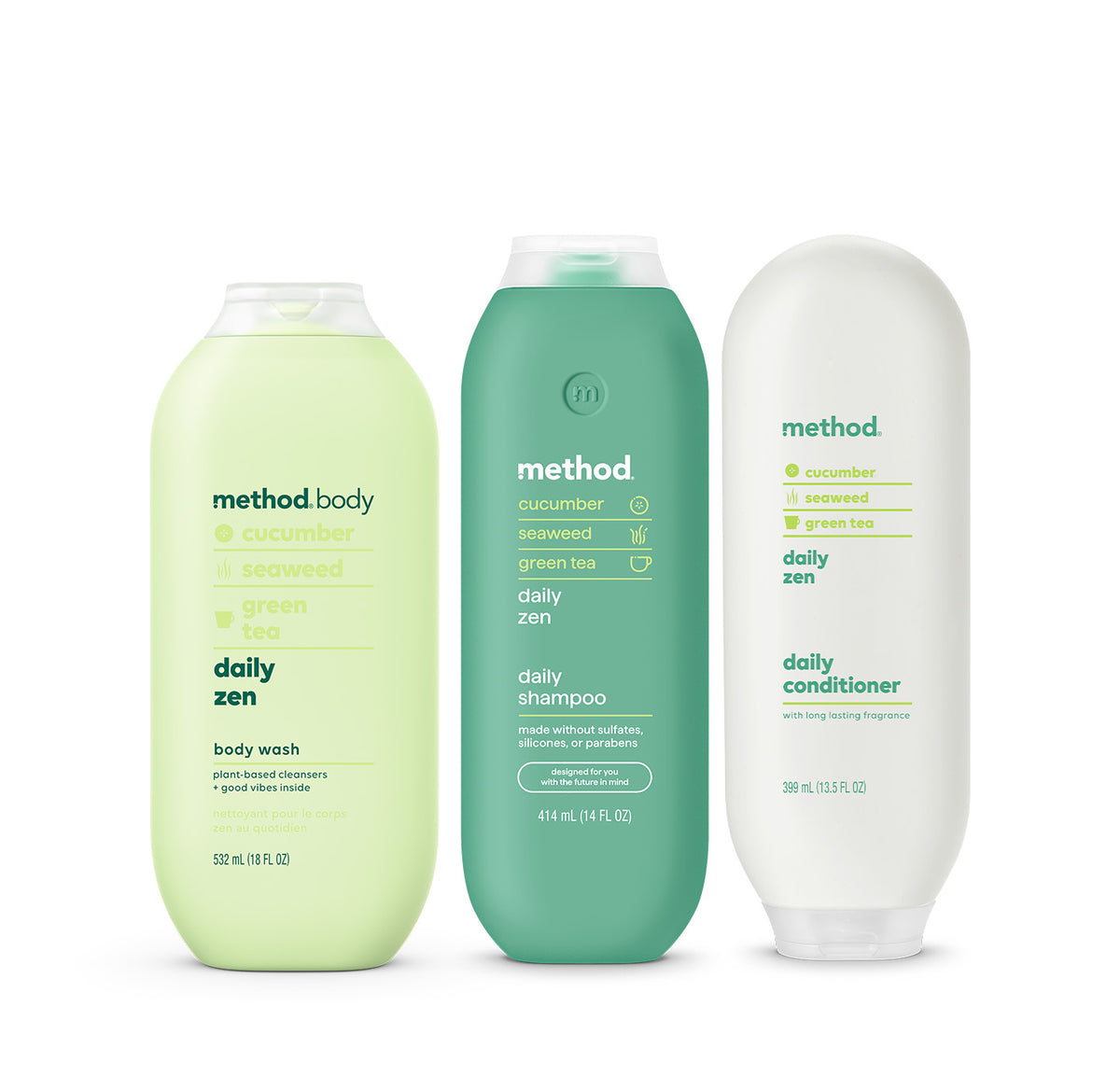 MTHD_DailyZen_OnWhite.jpg shower trio – daily zen, 45.5 oz - Image 1