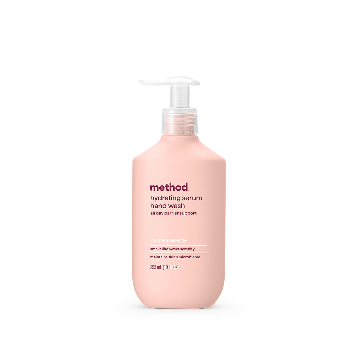 MTHD_EXPHW_10oz_PurePeace_Front_US_OnWhite.jpg hydrating serum hand wash – pure peace, 10 oz - Image 1