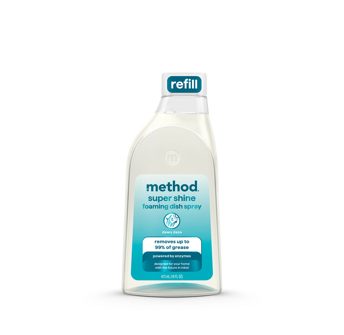 MTHD_FoamingDishRefill_16oz_DewyDaze_Front_US_390796.jpg super shine foaming dish spray refill – dewy daze, 16 fl oz - Image 1