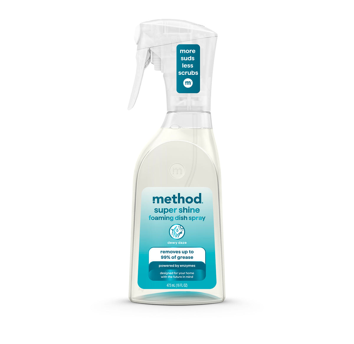 MTHD_FoamingDish_16oz_DewyDaze_Front_US_390790.jpg super shine foaming dish spray – dewy daze, 16 fl oz - Image 1