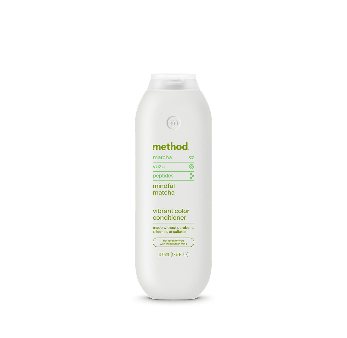 MTHD_NEWHAIRBOTTLE_Conditioner_13.5oz_MindfulMatcha_Front_US_383873.jpg vibrant color conditioner – mindful matcha, 13.5 fl oz - Image 1