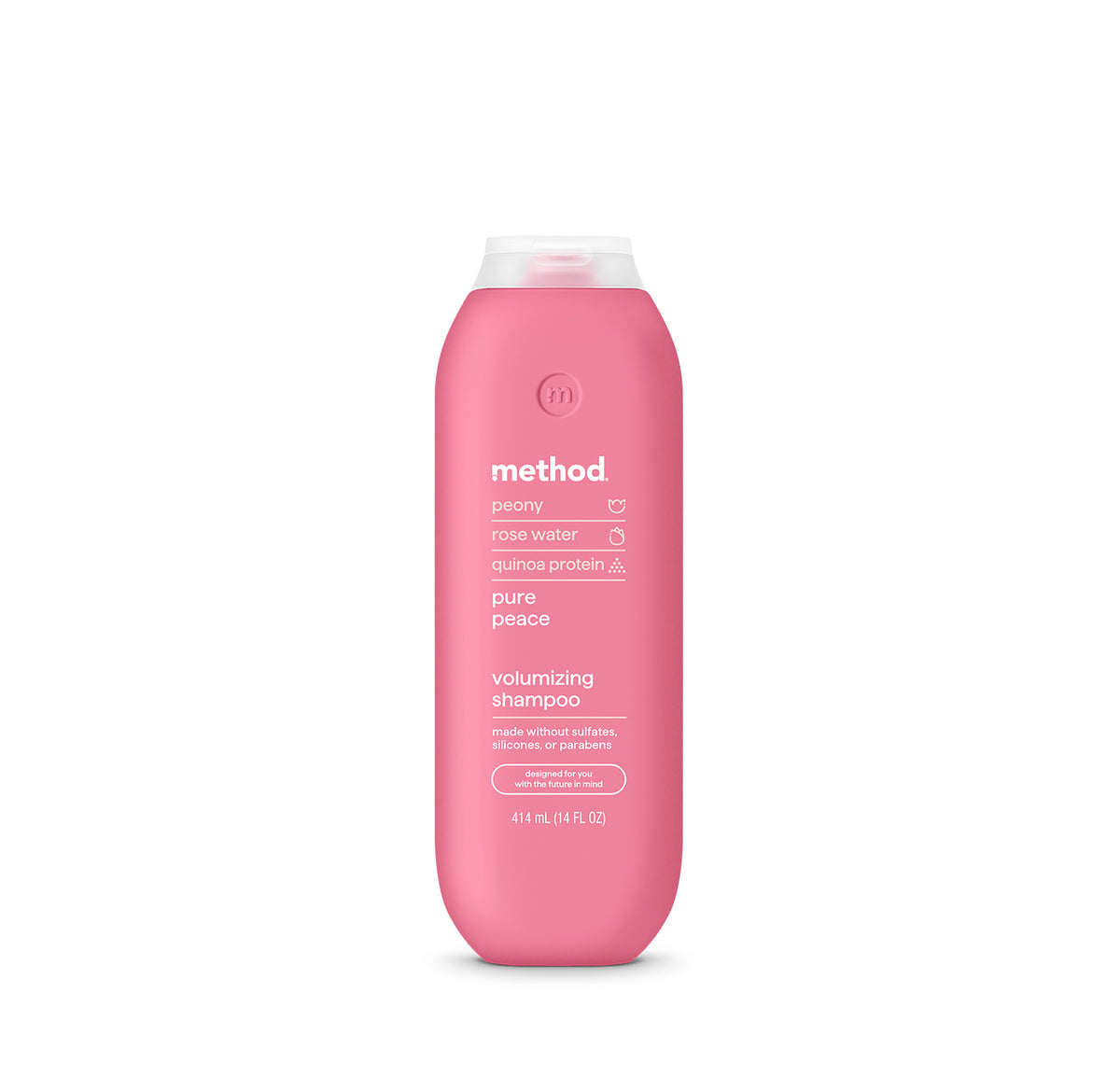 MTHD_NEW_HAIR_BOTTLE_Shampoo_14oz_PurePeace_Front_US_383897.jpg volumizing shampoo – pure peace, 14 fl oz - Image 1