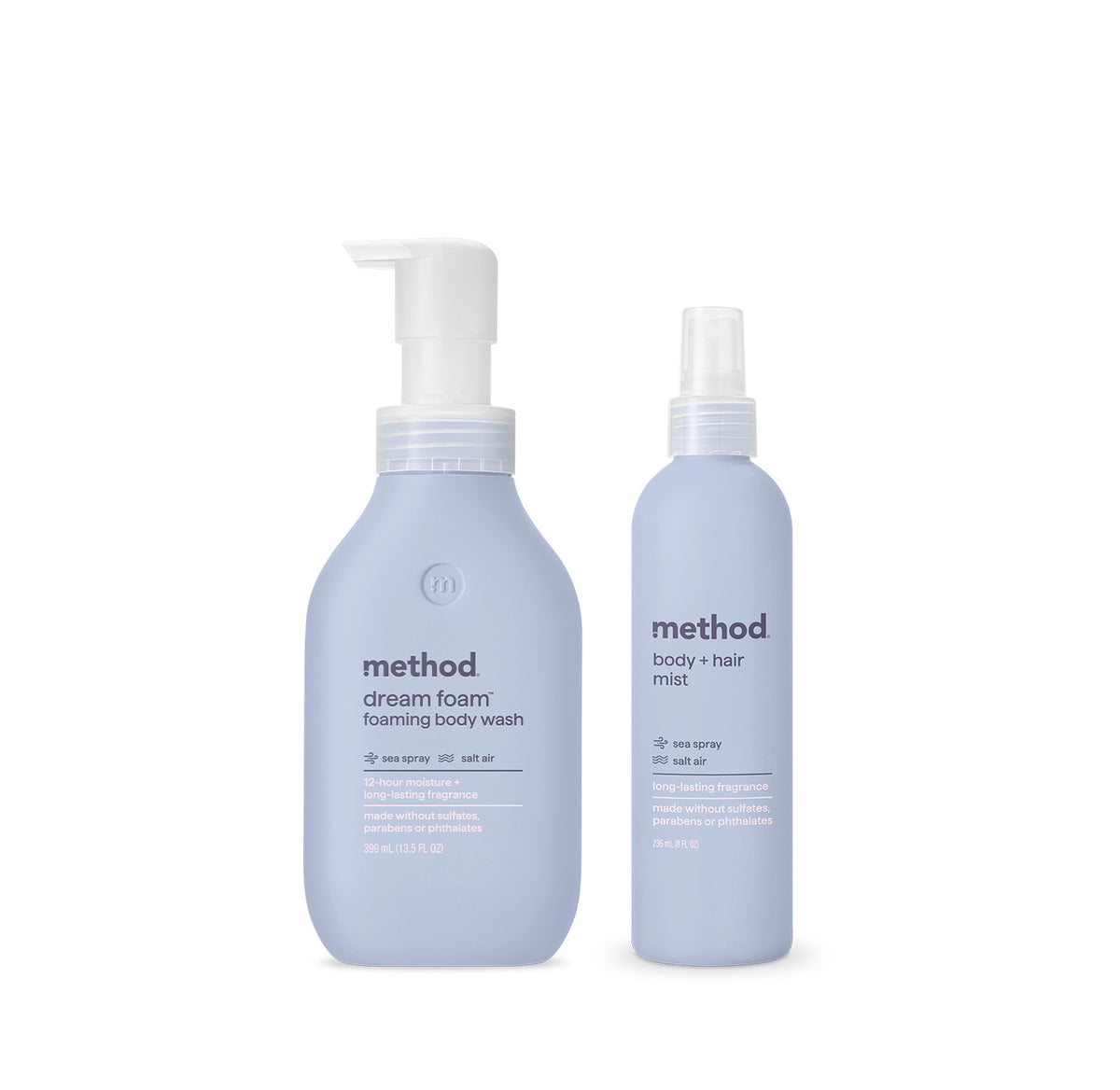 MTHD_SSSA-DreamFoam-BodyMist-OnWhite.jpg sea spray + salt air body wash + mist duo - Image 1