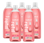 pink grapefruit gel hand wash refill 5-count bundle, 170 fl oz