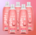 pink grapefruit gel hand wash refill 5-count bundle, 170 fl oz - Image 2