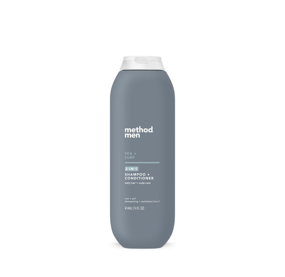 sea_surf_2_1_front.png men 2-in-1 shampoo + conditioner – sea + surf, 14 fl oz - Image 1