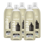 vetiver + amber gel hand wash refill 5-count bundle, 170 fl oz